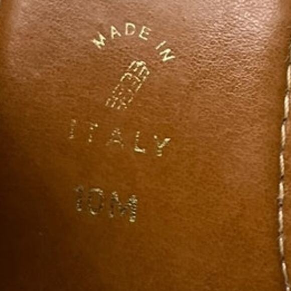 ITALIAN SHOEMAKERS Criss Cross Wedge Sandal SZ 10 - Picture 6 of 10